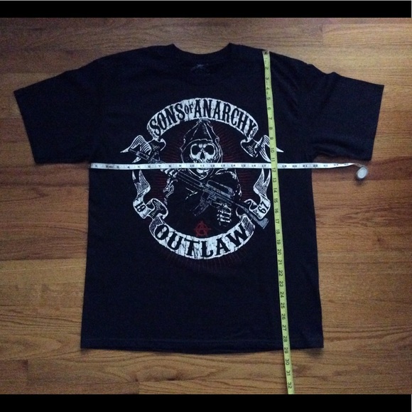 Sons of Anarchy Licensed “Outlaw Edition” T-Shirt - Picture 7 of 8